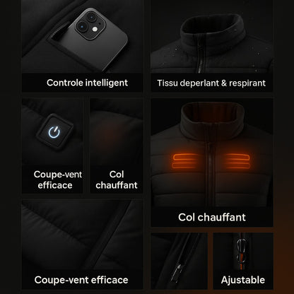 Polaréa Artic™ Veste chauffante || Chaleur et Confort au quotidien