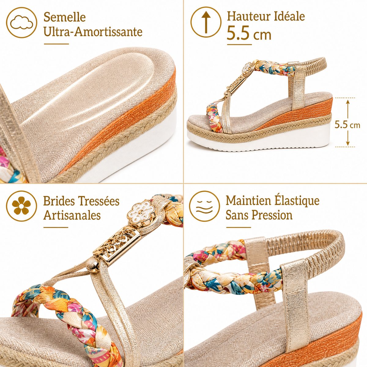 Bénéfices 2x2 Sandale Belrose