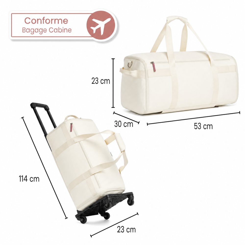 Sac de Voyage Emilia Lewis 2.0 - Dimensions