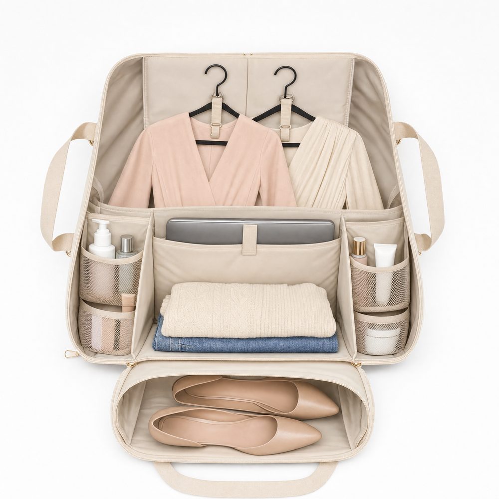 Sac de Voyage Emilia Lewis 2.0 - Intérieur Organisé