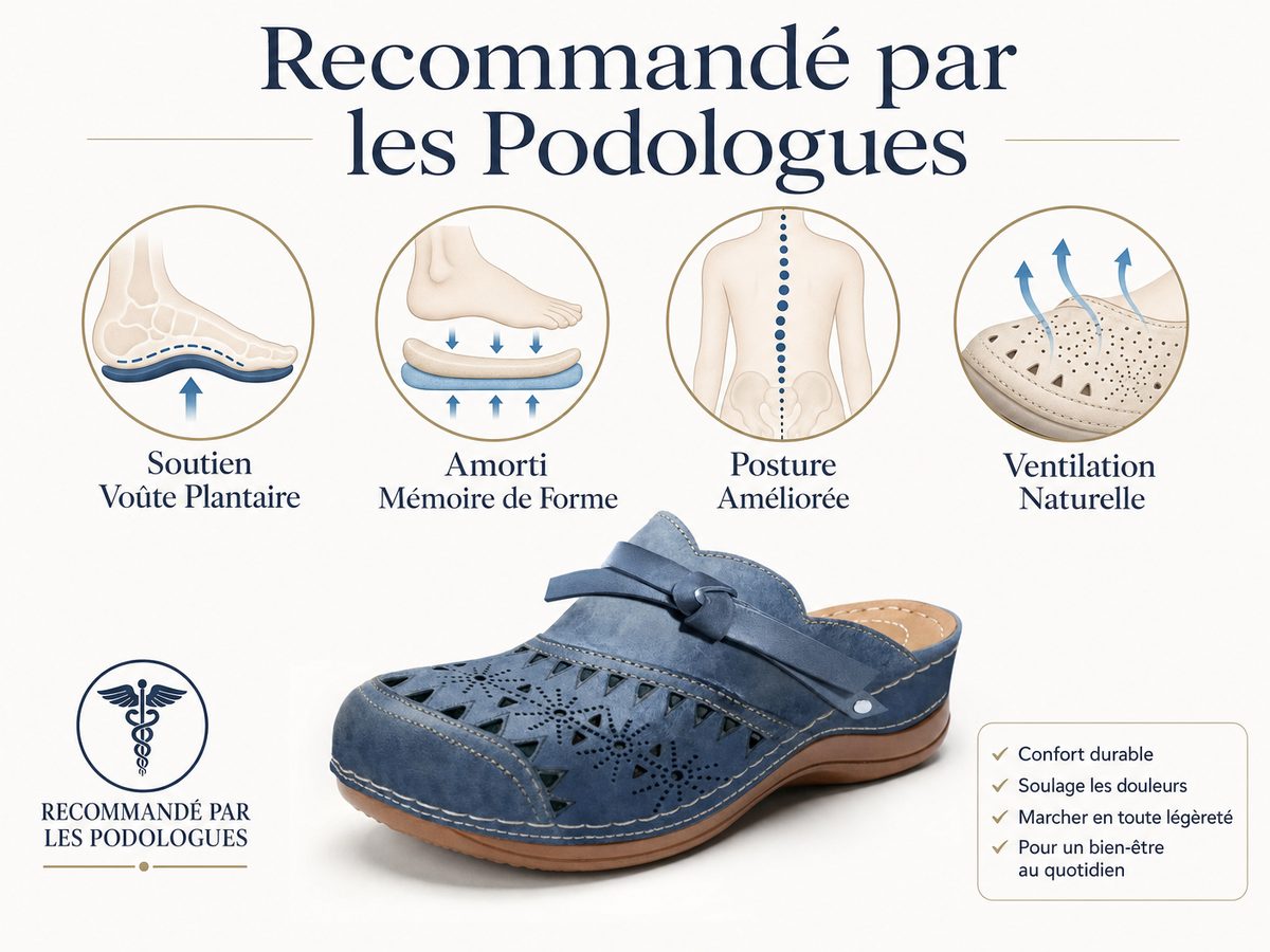 Recommandé par les Podologues