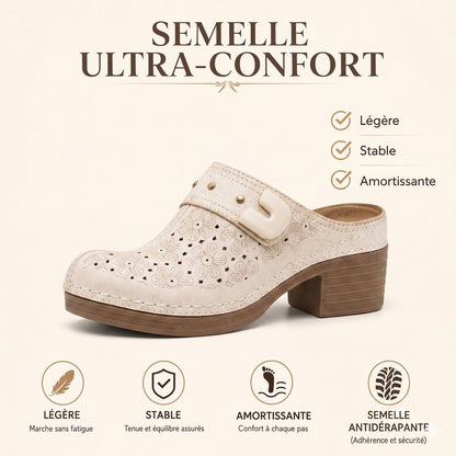 Sandale Capri à talon Confort