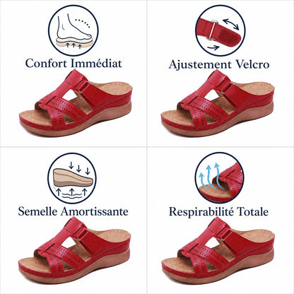 Sandale Carla Confort+ Tendance de la saison