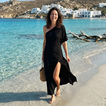 Robe Serena Noir Venise